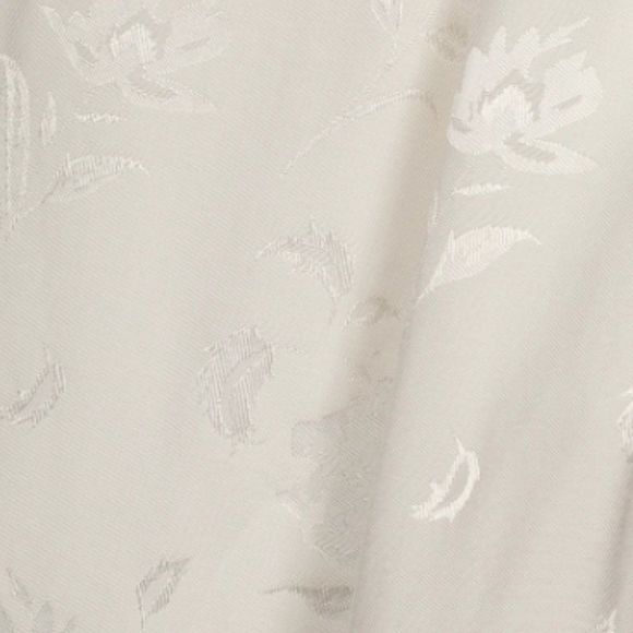 Lulus White Floral Jacquard Satin Tulip Midi Dress - Size S - Picture 5 of 6